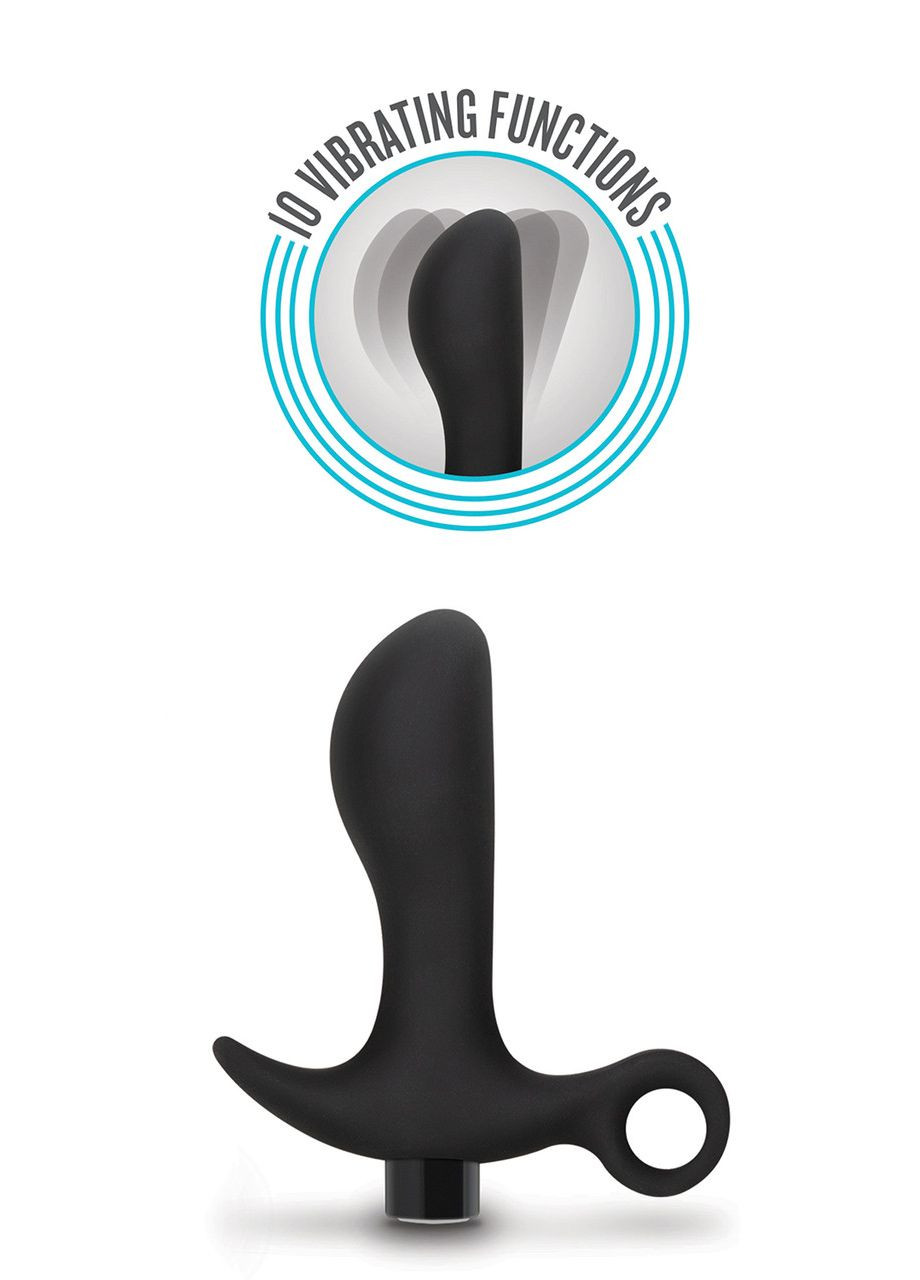 Анальна пробка Anal Adventures Platinum Silicone Vibrating Pros Blush (372738000)