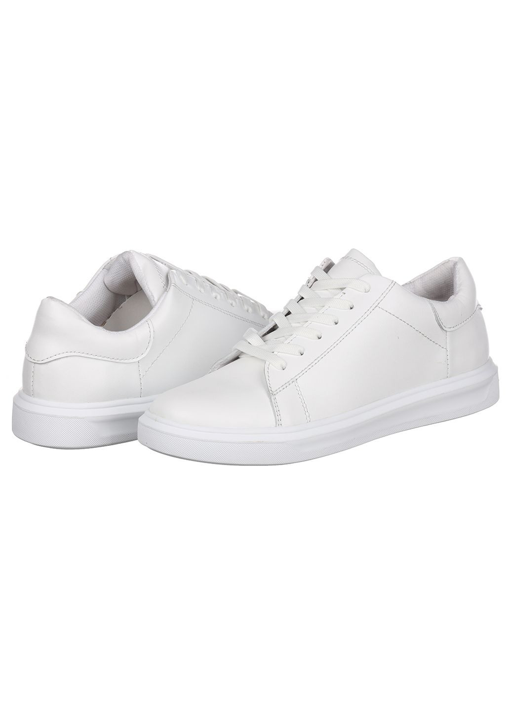 Білі осінні жіночі кросівки з шкіри 135 б Trendy