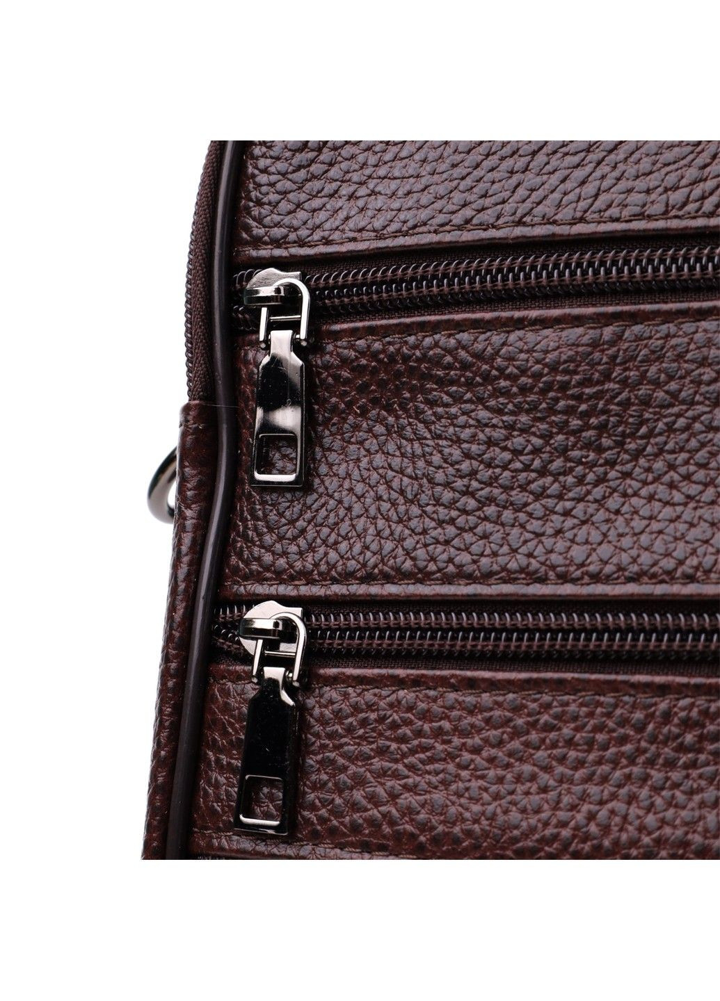 Практична чоловіча сумка з ручкою для перенесення в руці з натуральної шкіри 23024 Коричневий Vintage (356452118)