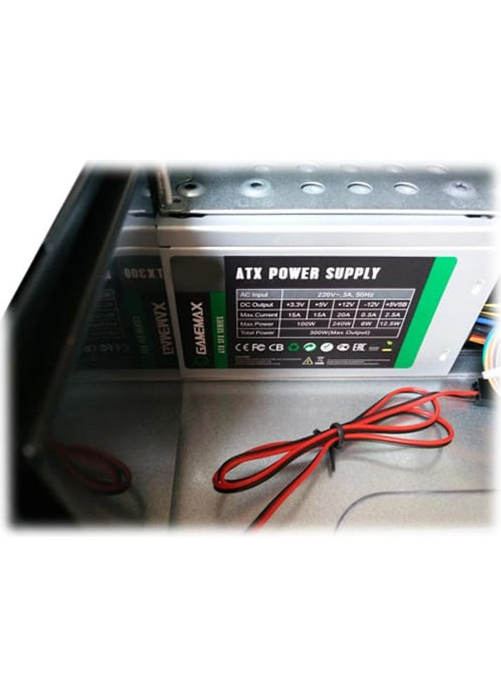 Корпус mATX з блоком живлення ATX400 ST-602-400W GameMax (361853353)