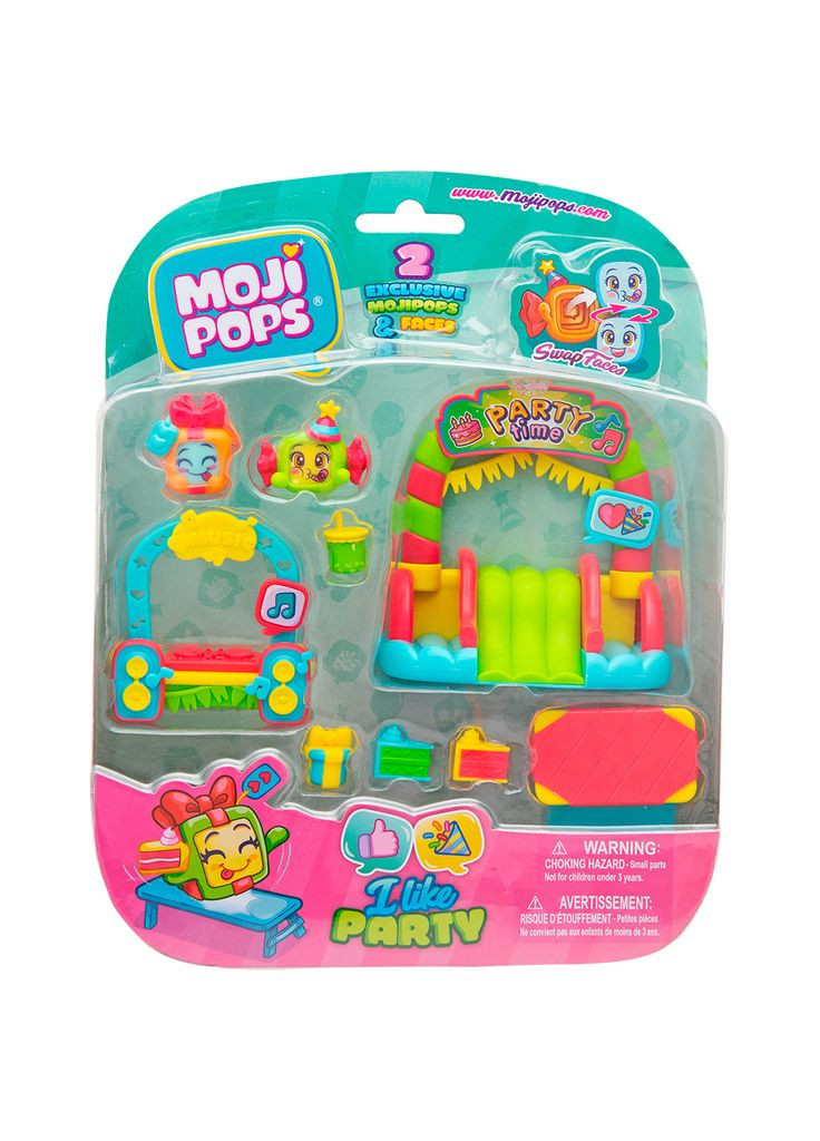 Ігровий набір Вечірка, 2 фігурки + аксесуари () Moji Pops PMPSB216IN40 (339041161)