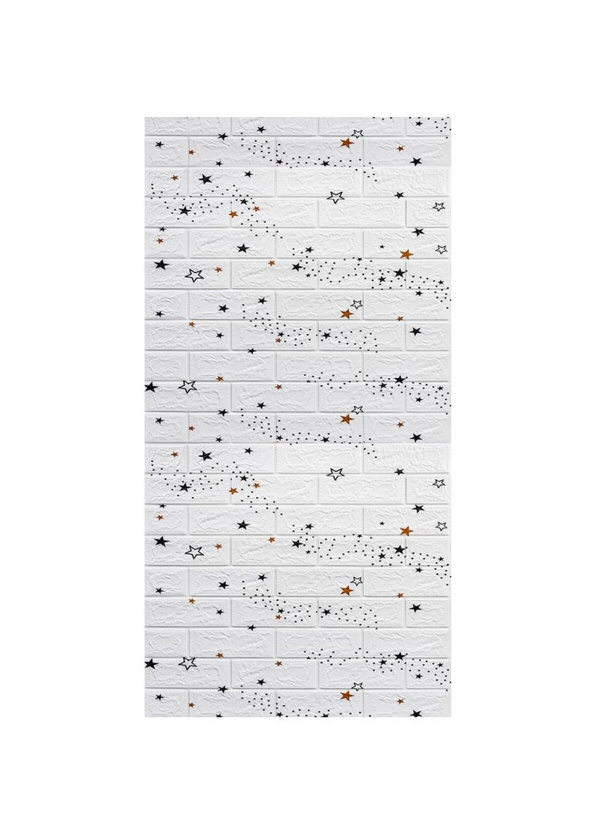 Панель стінова в рулоні 3D 700мм*3,08м*3мм зірки (D) SW00002265 Sticker Wall (292731776)