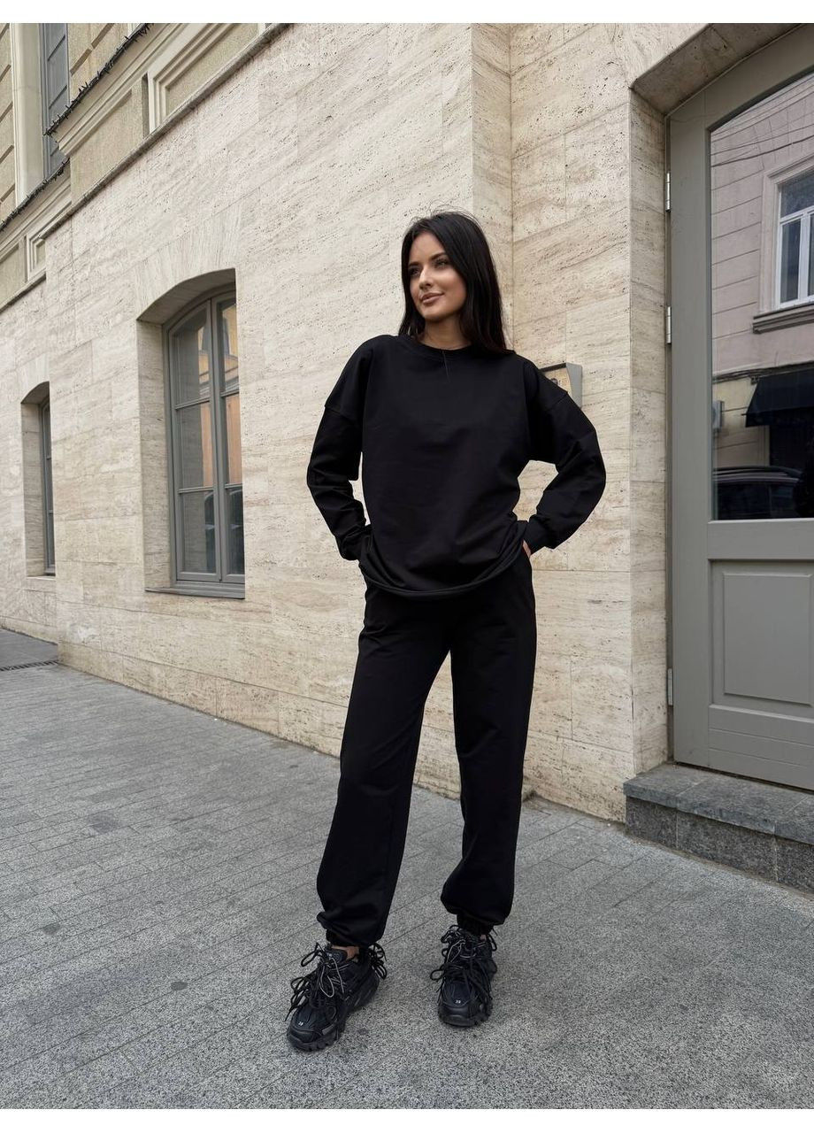 Женский спортивный костюм свитшот + штаны No Brand Р1559-7076/2 (355312631)