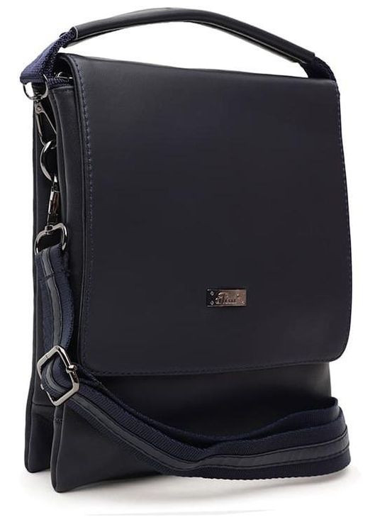 Сумка планшет через плечо мужская из натуральной кожи маленькая Синий 36771 Ricco Grande (353690152)