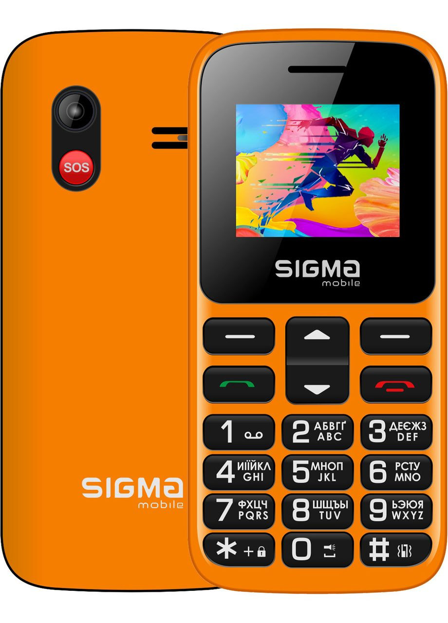 Телефон Comfort 50 CF113 HIT2020 Orange UA UCRF Sigma (360403849)