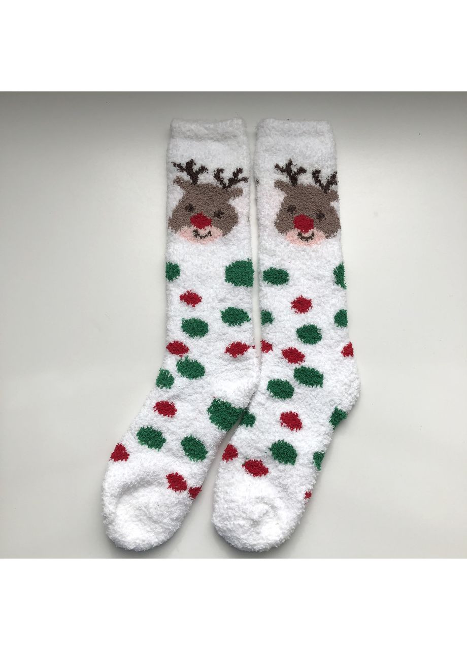 Новогодние гольфы длинные носки рождественские No Brand (362135739)