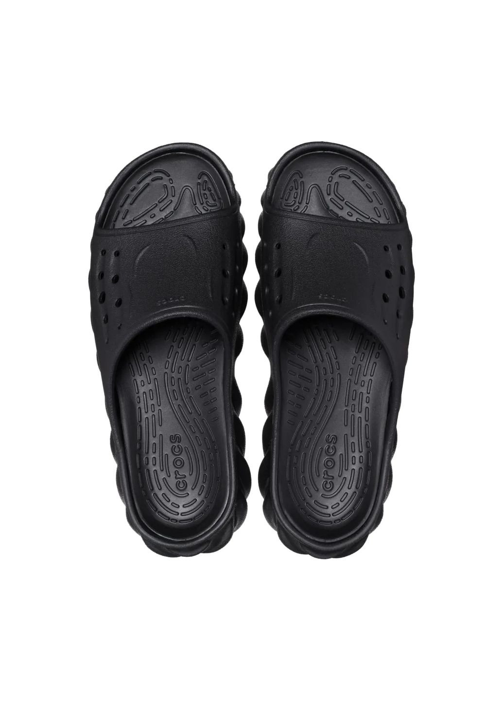 Черные пляжные шлепанцы slide black 208170 Crocs