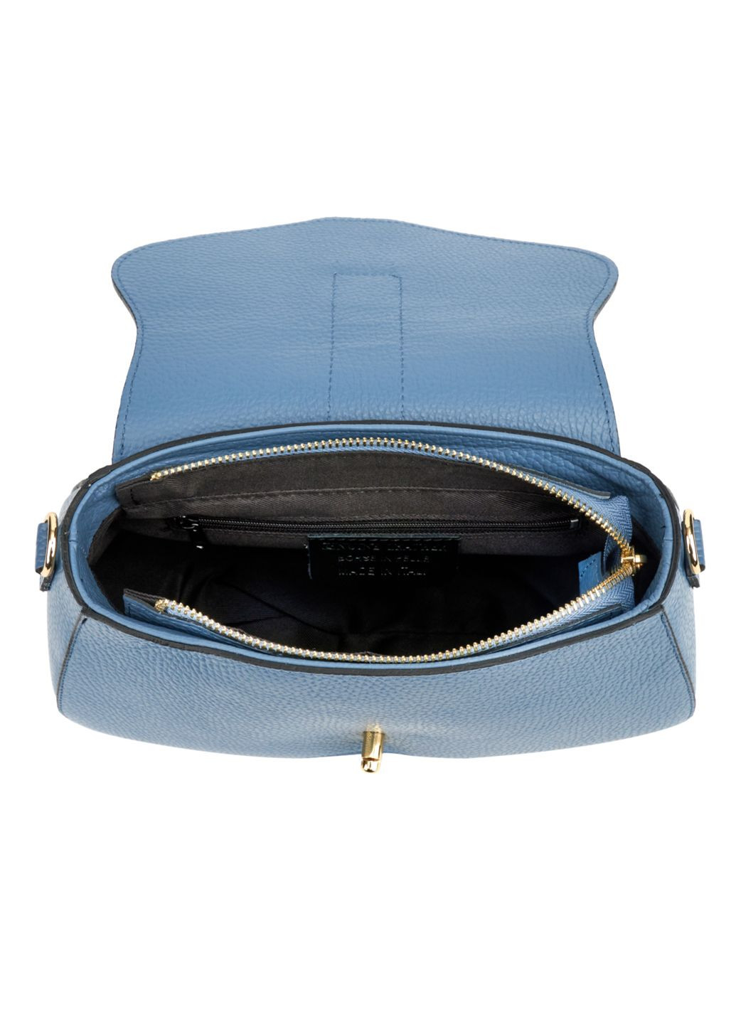 Сумочка через плече жіноча натуральна шкіра синя Fior Di Loto (371884238)