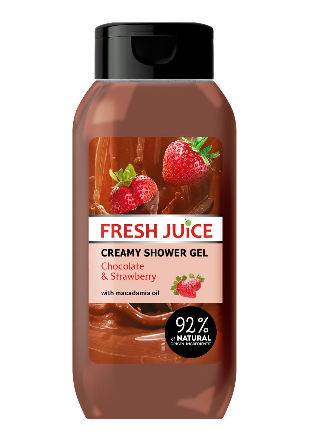 Крем-гель для душу Chocolate&Strawberry 400 мл Fresh Juice (283017525)