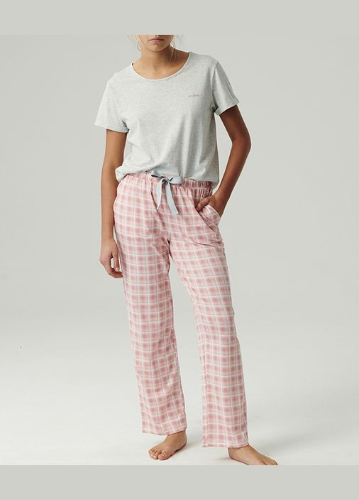 Комбинированная всесезон пижама женская футболка + брюки Atlantic