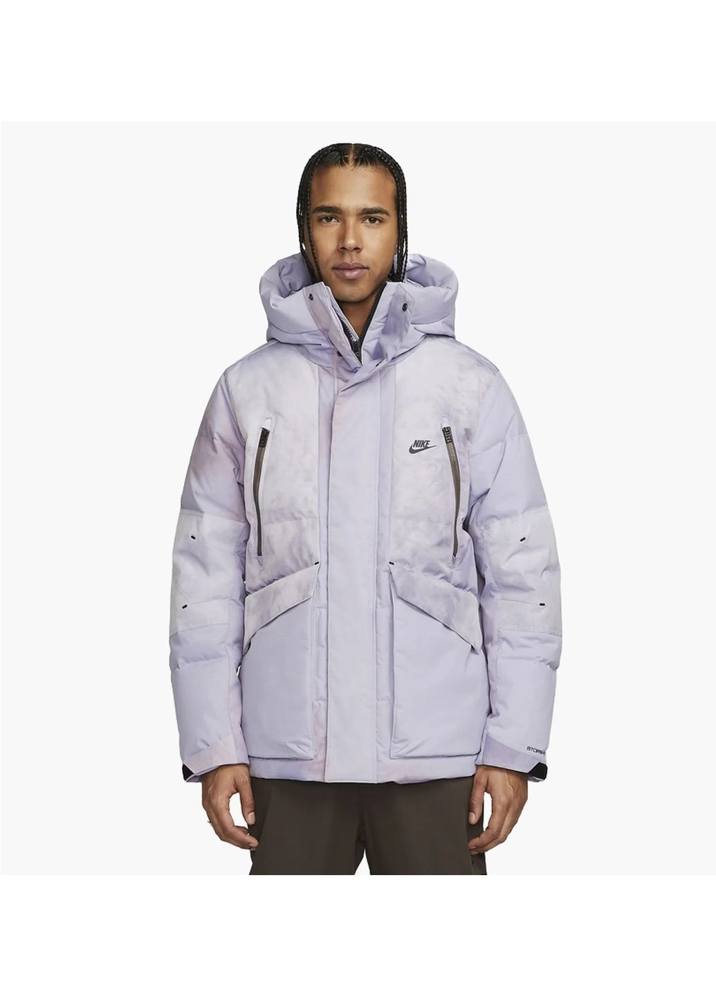 Фіолетова куртка чоловіча mens hooded jacket violet dd8287-521 Nike