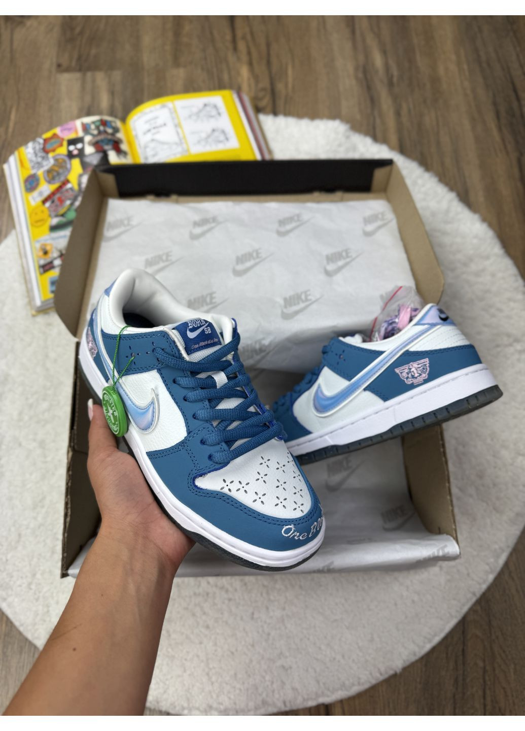 КРОСІВКИ ЖІНОЧІ NIKE SB DUNK BORN AND RAISED НАЙК СБ ДАНК No Brand комбіновані демісезони (368859763)