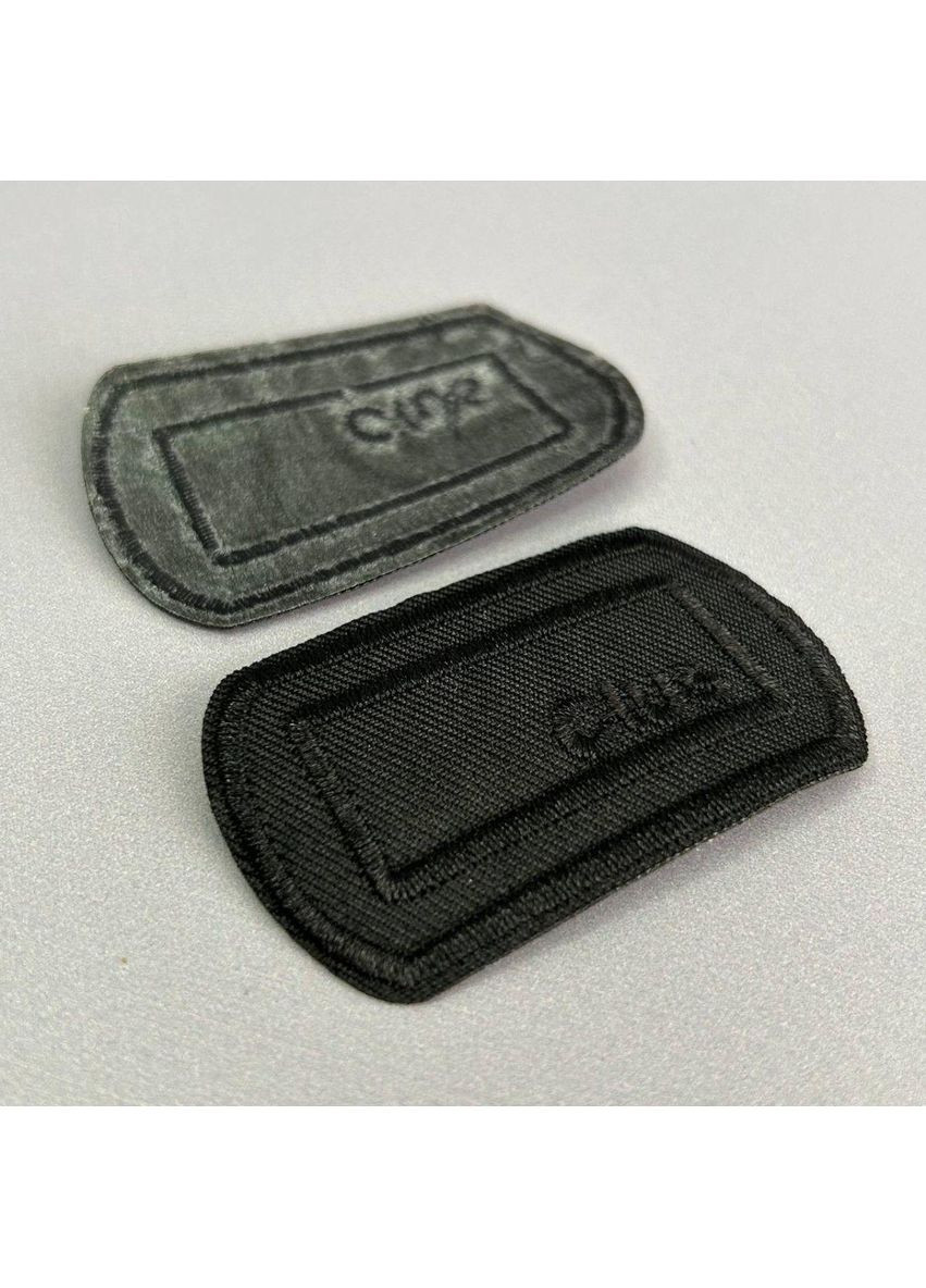 Термо нашивка, латка 3,5х6 см - чорний Plus-plus (352747891)
