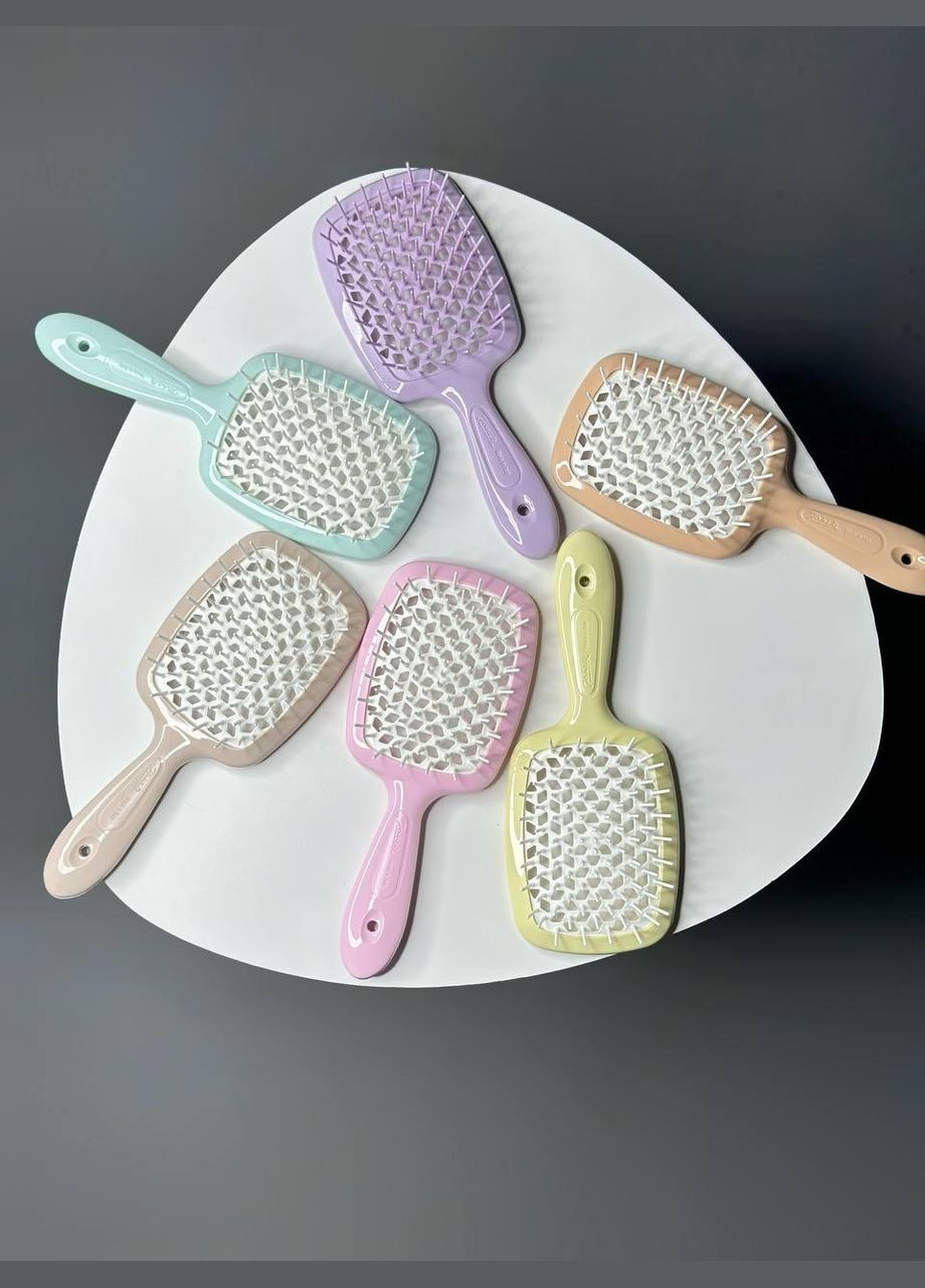 Щетка для волос Superbrush The Original БежевыйБелый Janeke (311666258)