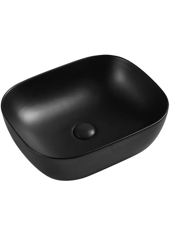 Умывальник накладной керамический Premium Diverse-0101 Black 490x395x150mm (MP6485) Mixxus (315337013)