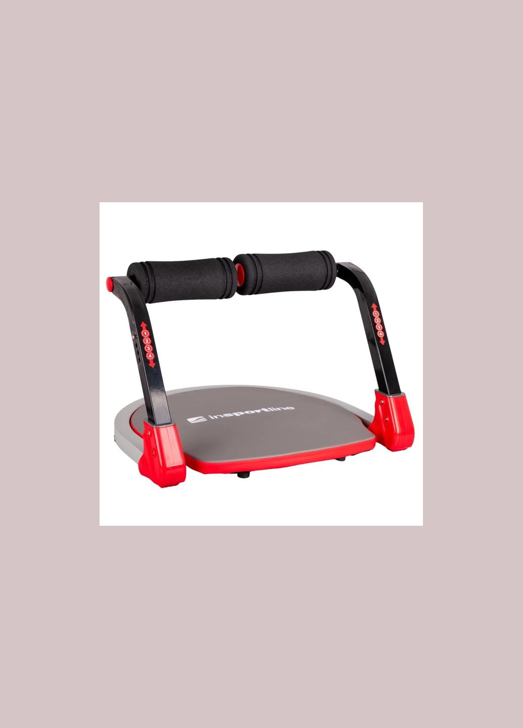 Дип-станция AB Perfect Duo II, черно-красная inSPORTline (362356971)