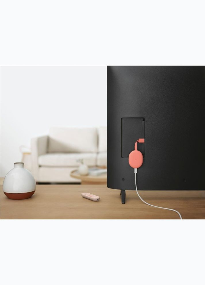 ТВ приставка Chromecast 4K with TV Sunrise (GA01920-US) Google (296107697)