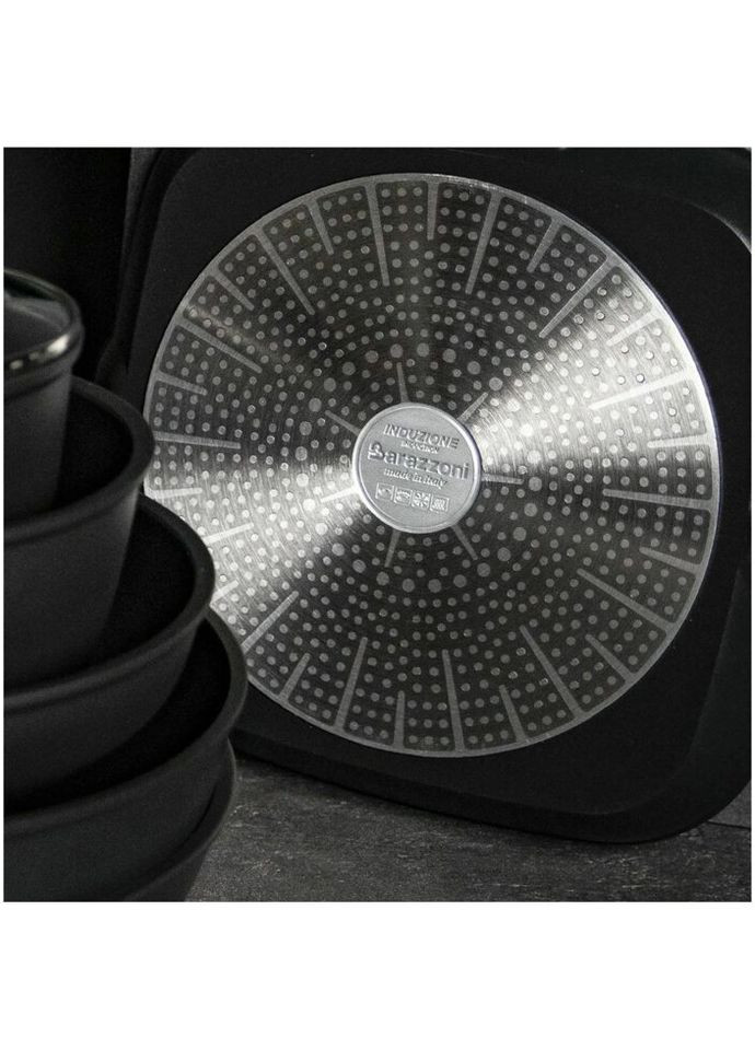 Сковорода універсальна Black Titan 85560603298 32 см чорна Barazzoni (319163687)