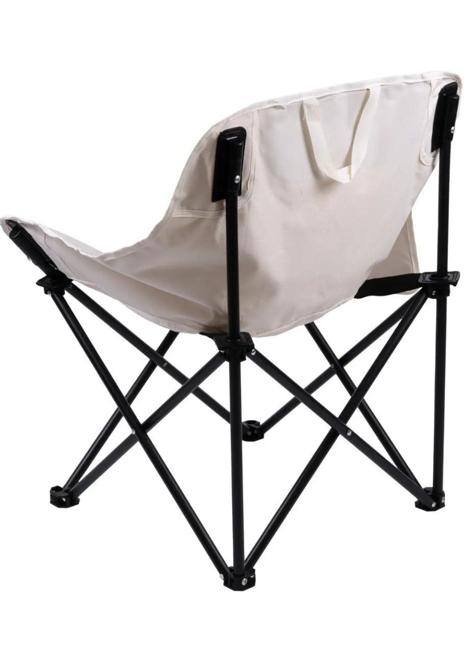 Складное туристическое кемпинговое кресло с металлическим каркасом No Brand (330579052)