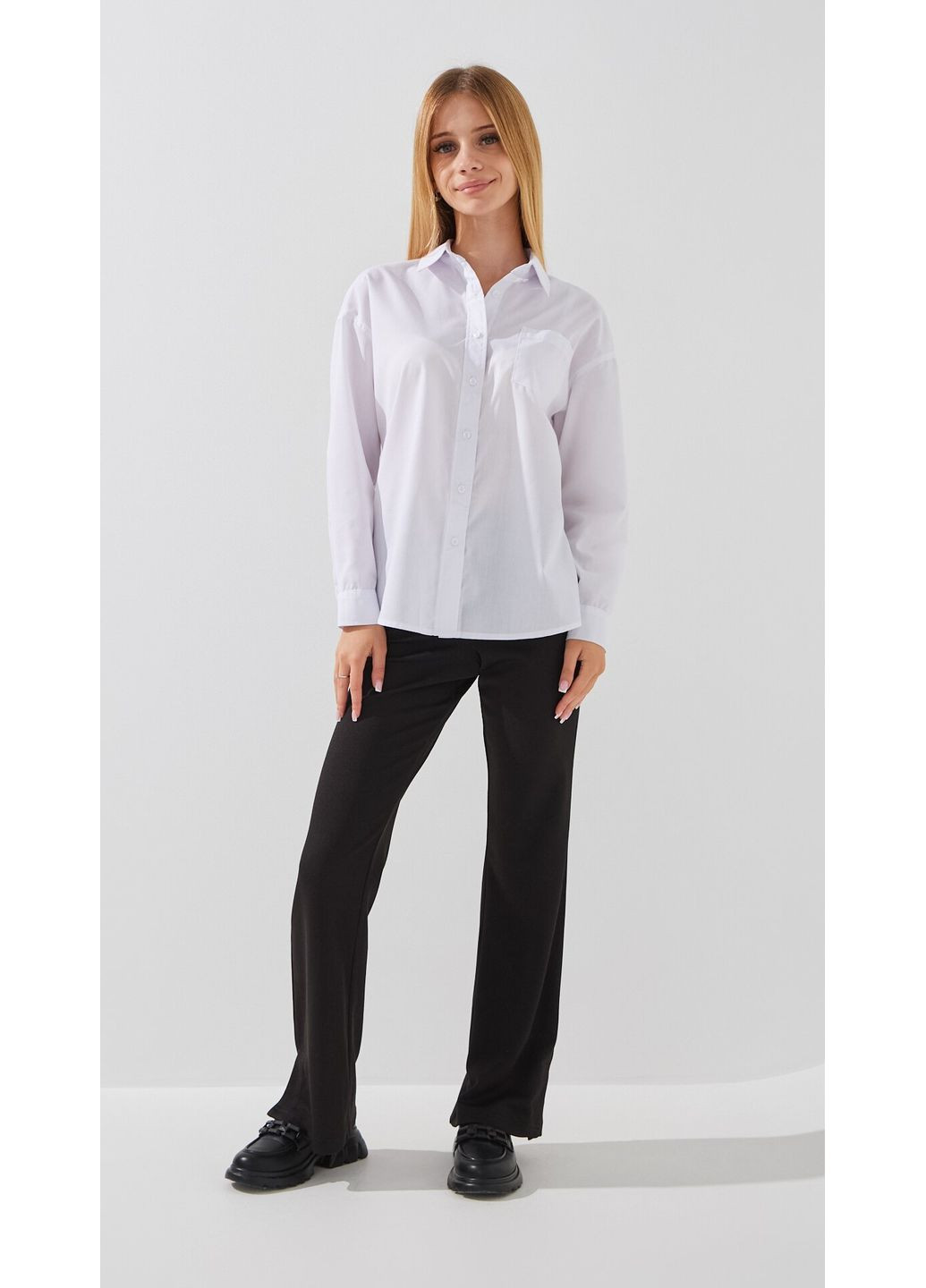 Штани кльош однотонні для дівчинки GBC02350 140 см shop (2888000014665) LAWA Кльош (362307860)