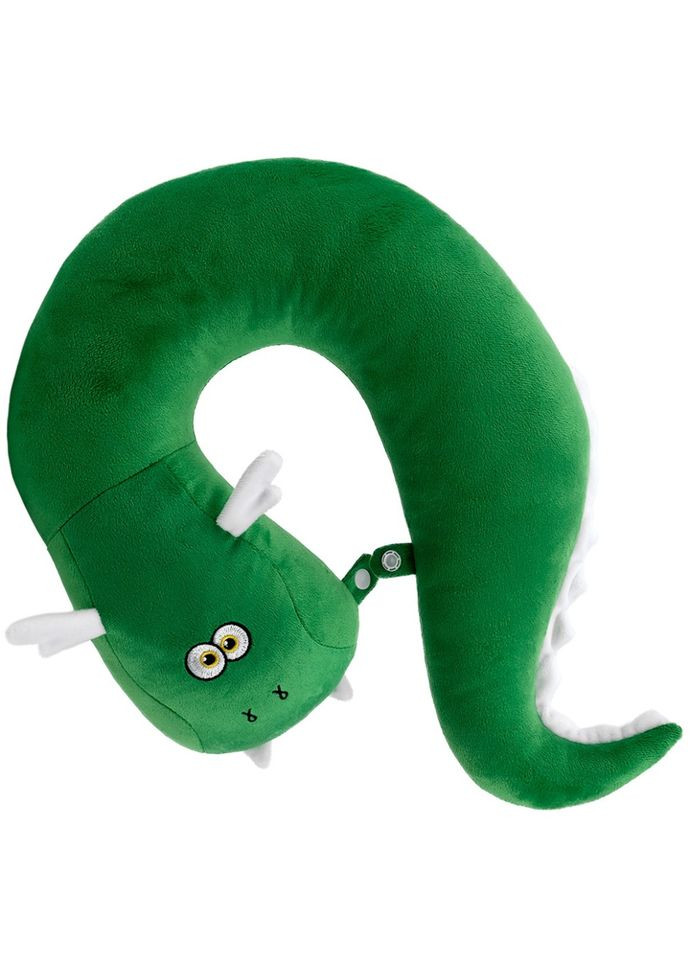 Подушка підголовник Дракон Робі FWPDGNROBI23GN000 зелена 35 см WP Merchandise (316697488)