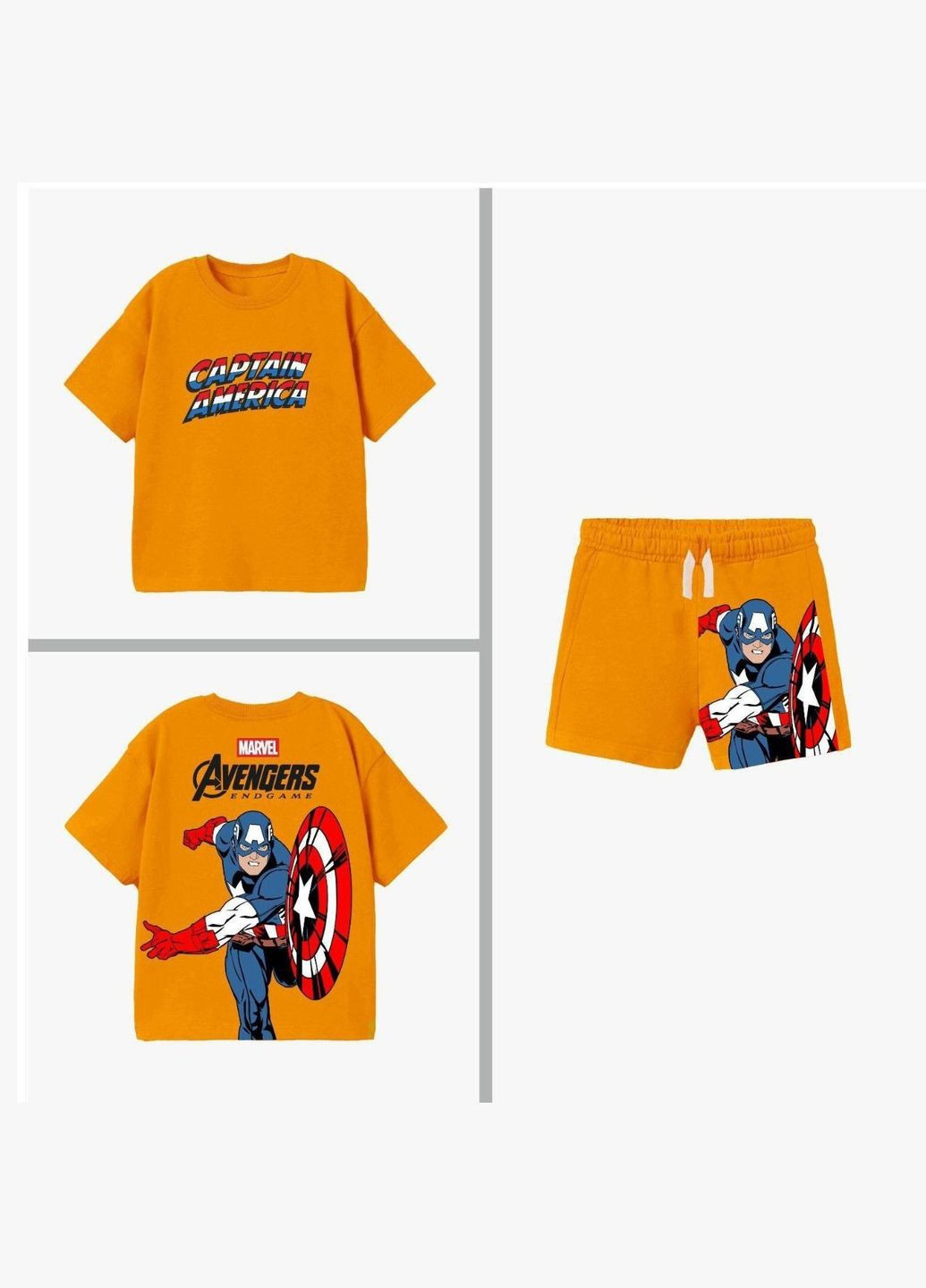 Комплект (футболка, шорты) Avengers (Марвел) UE170424 Disney футболка+шорти (291014945)