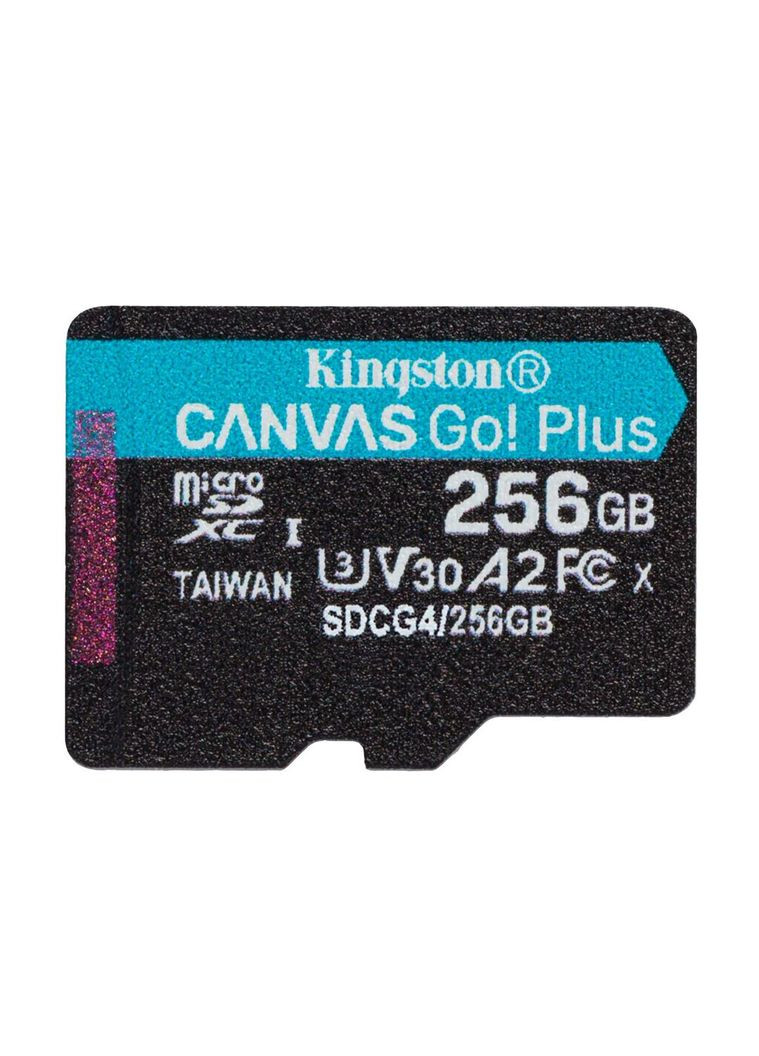 Карта пам`яті MicroSDXC 256GB UHS-I/U3 Class 10 Canvas Go! Plus R200/W160MB/s (SDCG4/256GBSP) Kingston (336953056)