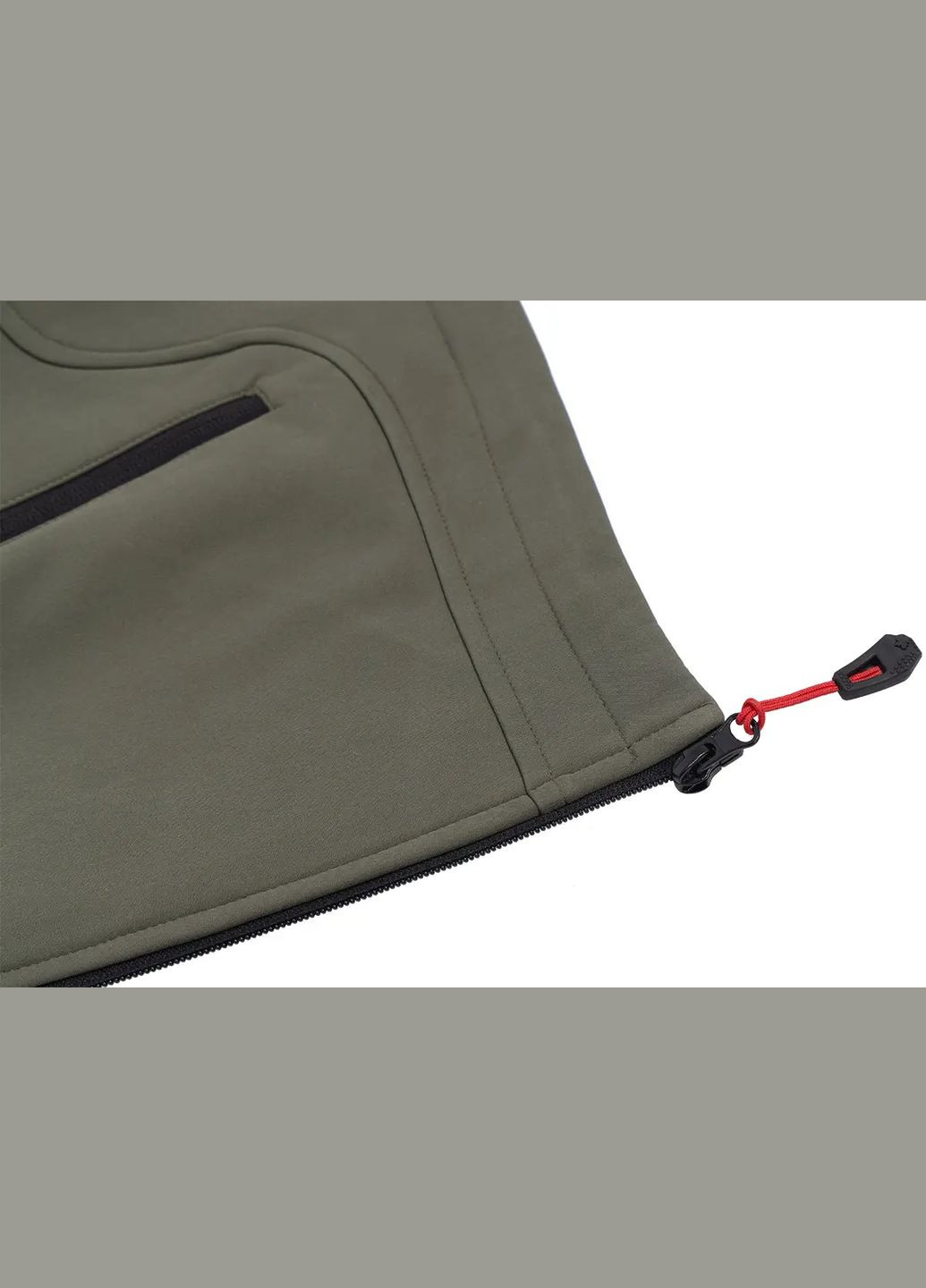 Оливковая демисезонная куртка hallyard aksel olive No Brand