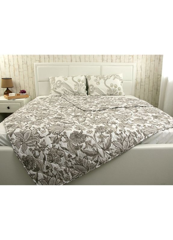 Ковдра Luxury вовняна бязь легка бежева євро 160 гр/м2 (22638) Руно (367056531)