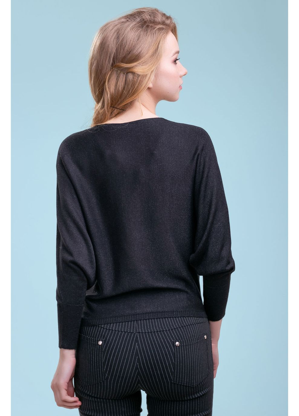 Черный демисезонный джемпер 1403.3311 Seventeen