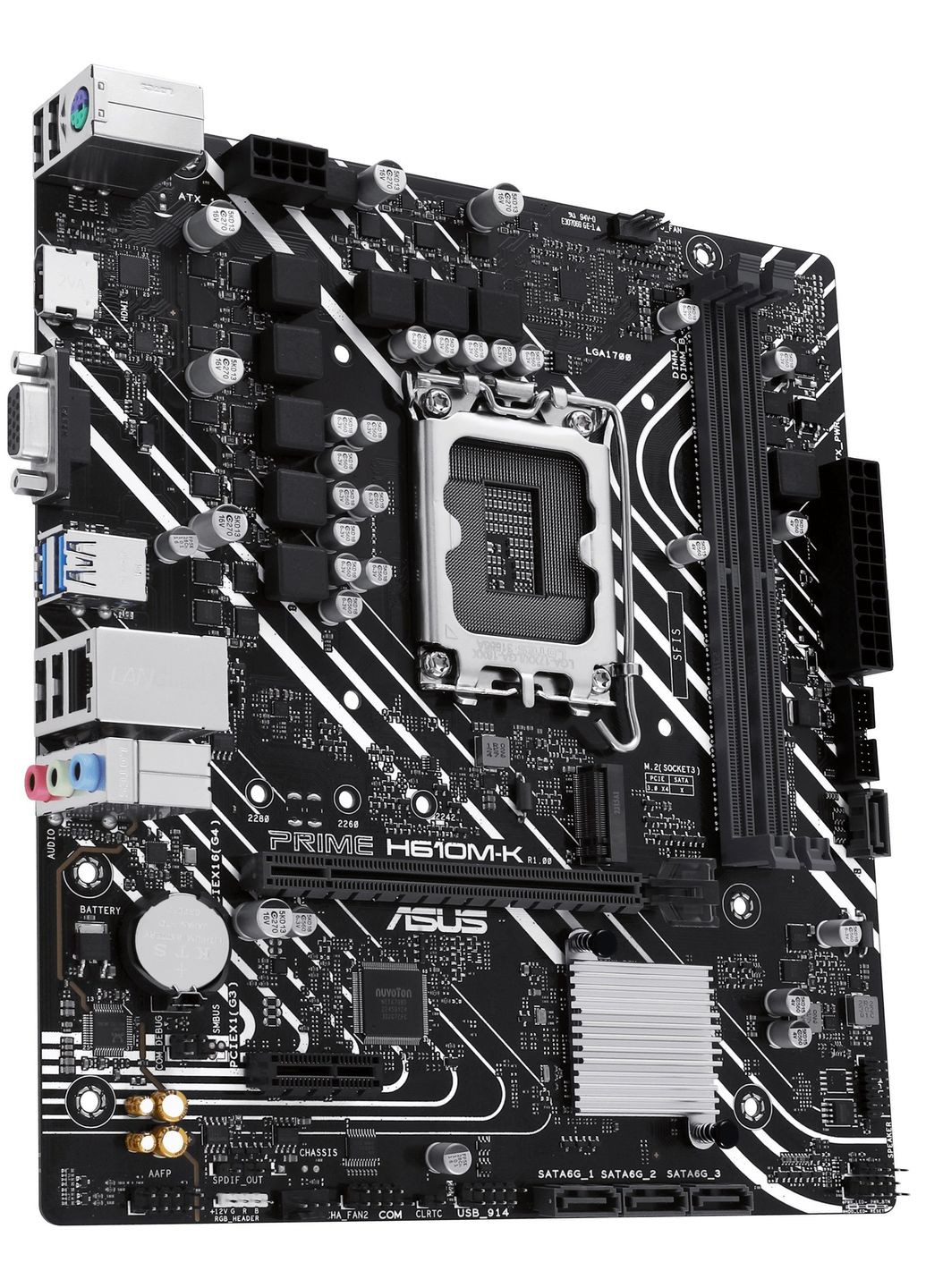 Материнская плата PRIME H610M-K (s1700, Intel H610) (90MB1GA0-M0EAY0) Asus (360415397)