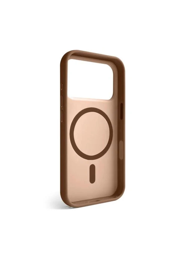 Чехол Soft Matte MagSafe для iPhone TPU бежевый No Brand 17 Pro (393478091)
