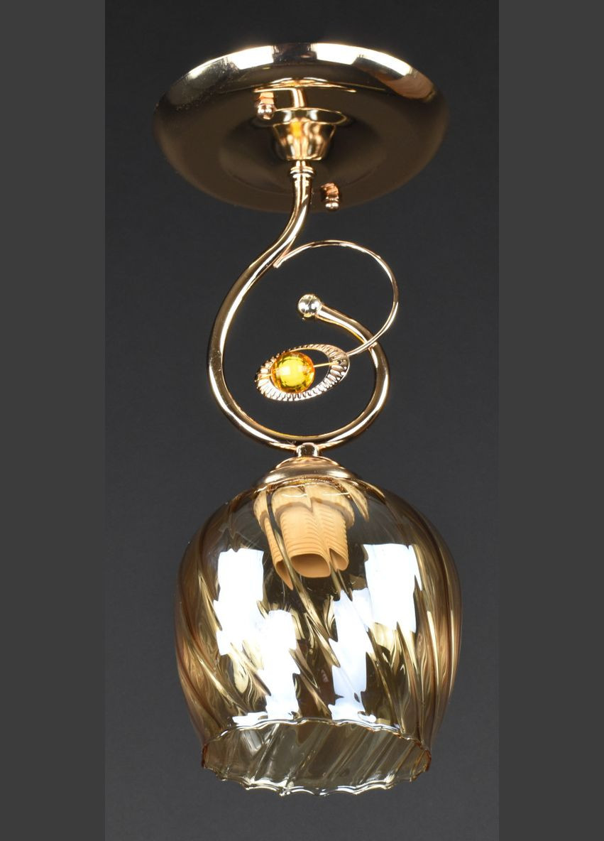 Люстра стельова на 1 лампочку 28172 Золото 32х15х15 см. Sunnysky (364502172)