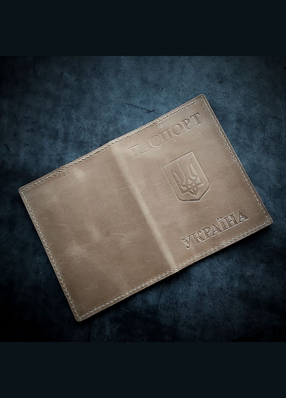 Обложка на паспорт с гербом| светло-коричневая No Brand (339621587)