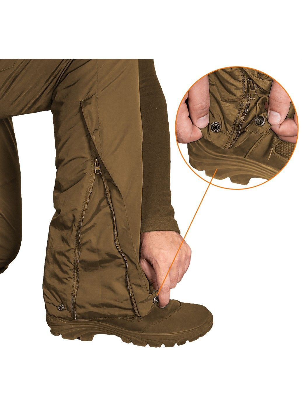 Зимний теплый комплект Patrol Taslan (куртка и штаны) Койот 2XL No Brand