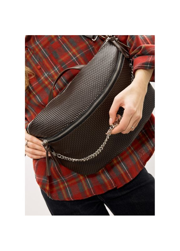 Жіноча шкіряна cумка-бананка під ноутбук Urban Laptop Sambag (372445506)