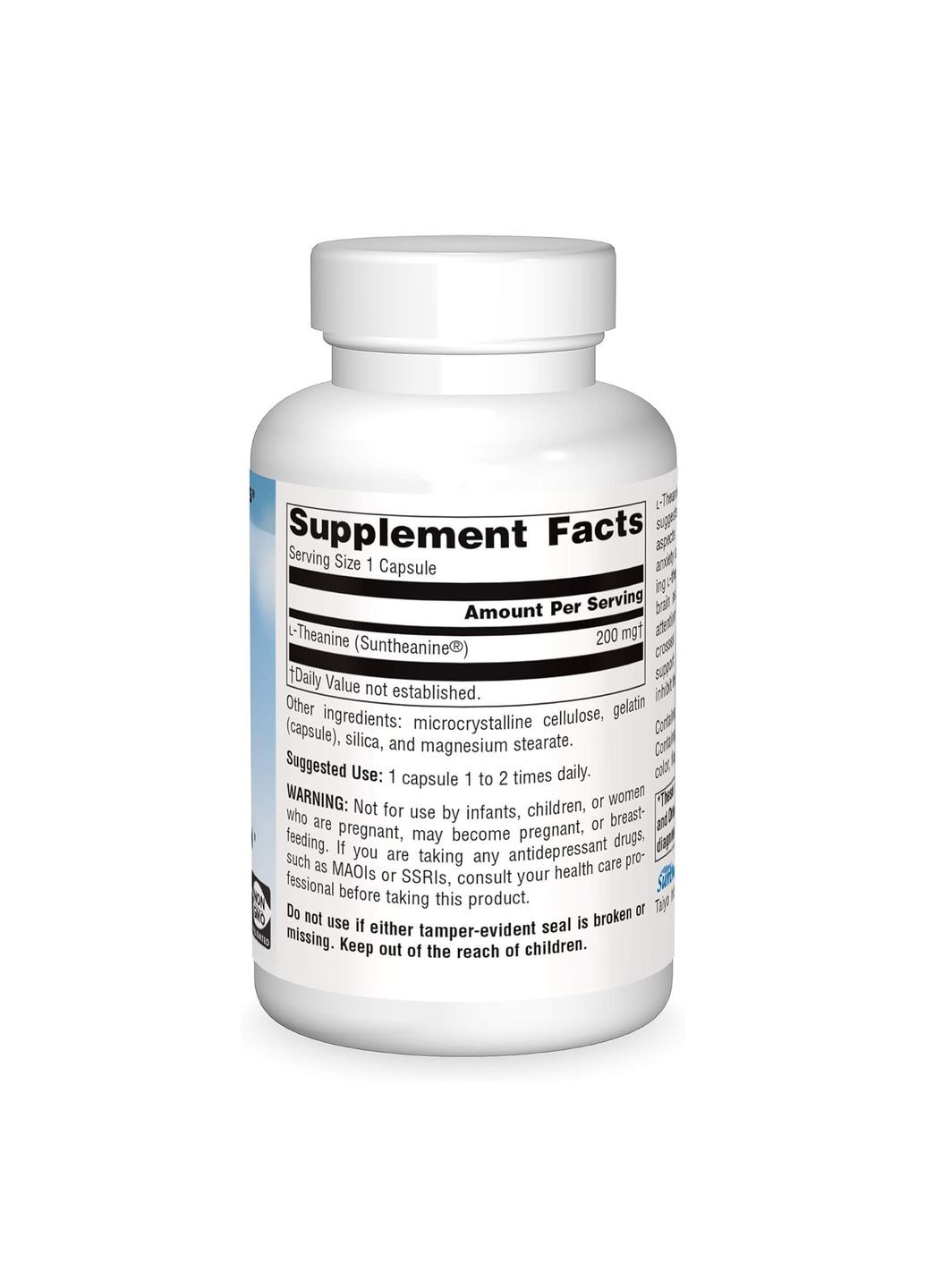 Добавка для нервной системы L-теанин 200 мг Serene Science 30 таблеток для расслабления Source Naturals (367957515)