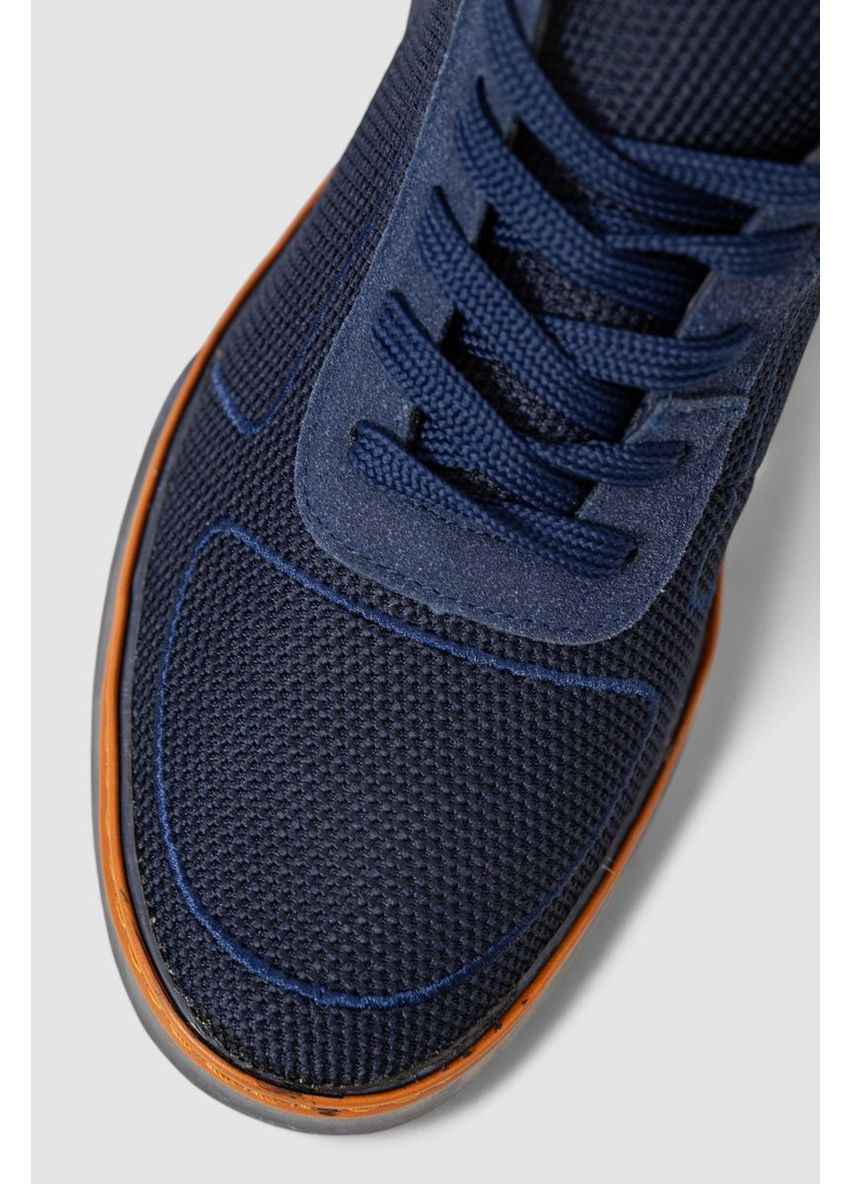 Темно-синие осенние ботинки мужские демисезонные, 131r184265 Ager