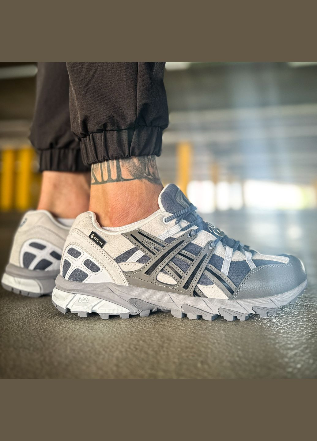 Сірі Осінні кросівки чоловічі asics gel-sonoma 15-50 gore-tex grey | асікс гель сонома 15-50 сірі No Brand