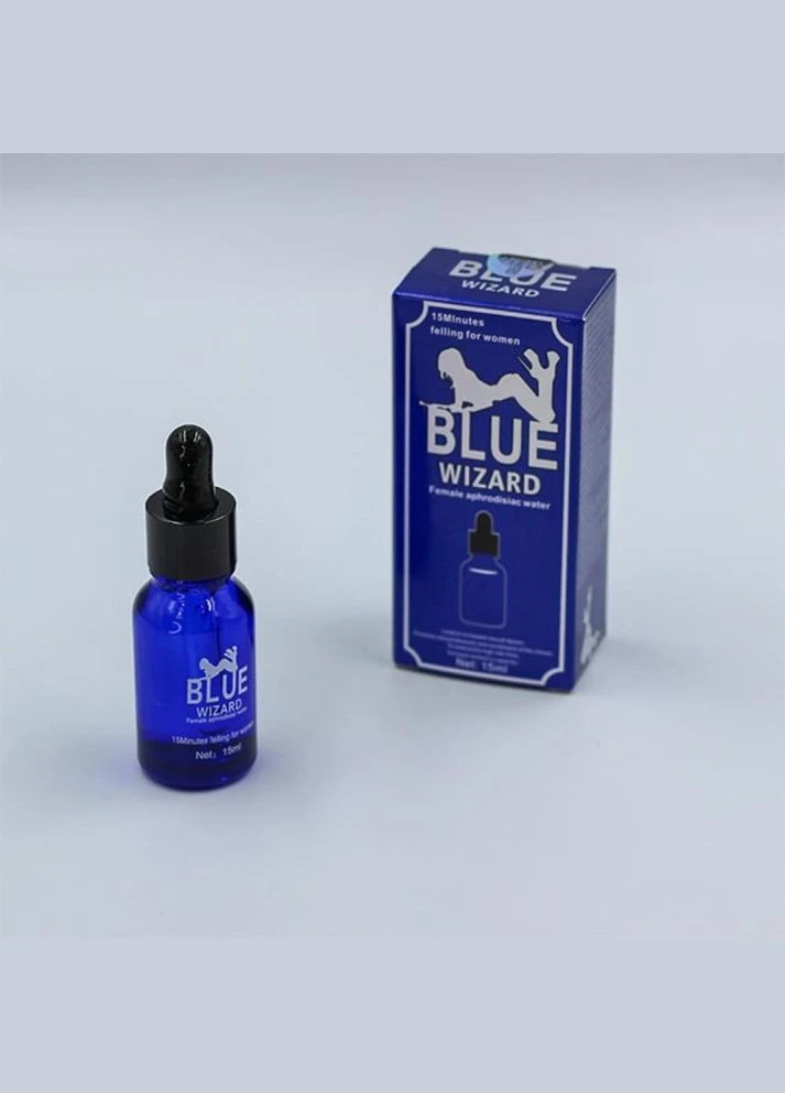 Капли возбуждающие для женщин Blue Wizard, 15 мл Loveshop (297133902)