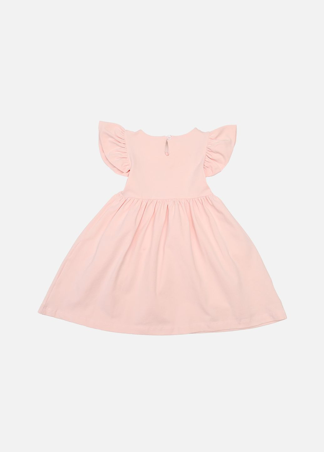 Персиковое платье свободного кроя для девочки цвет персиковый cb-00271781 Yuki (325812229)