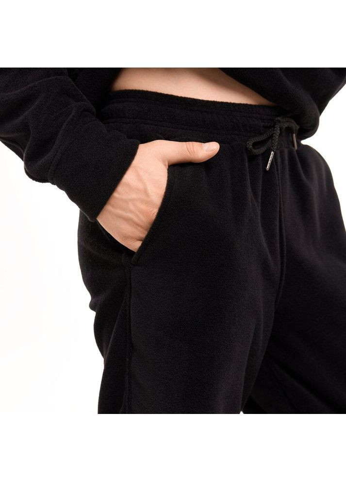 Мужской зимний спортивный костюм флисовый черный Freedom (368668369)