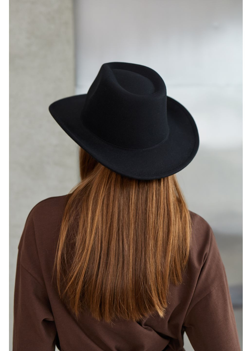 Шляпа Федора Ковбойка унисекс с устойчивыми полями No Brand (362346133)