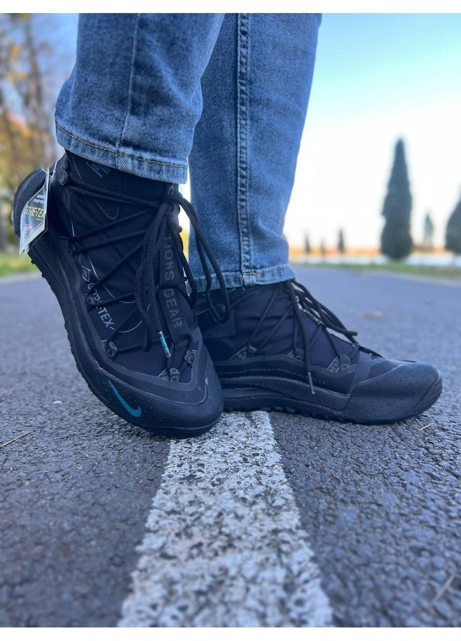 КРОСІВКИ ЖІНОЧІ NIKE ACG TERRA ANTARKTIK BLACK BLUE НАЙК АСГ ТЕРРА АНТАРКТІК No Brand чорні демісезони (368647069)
