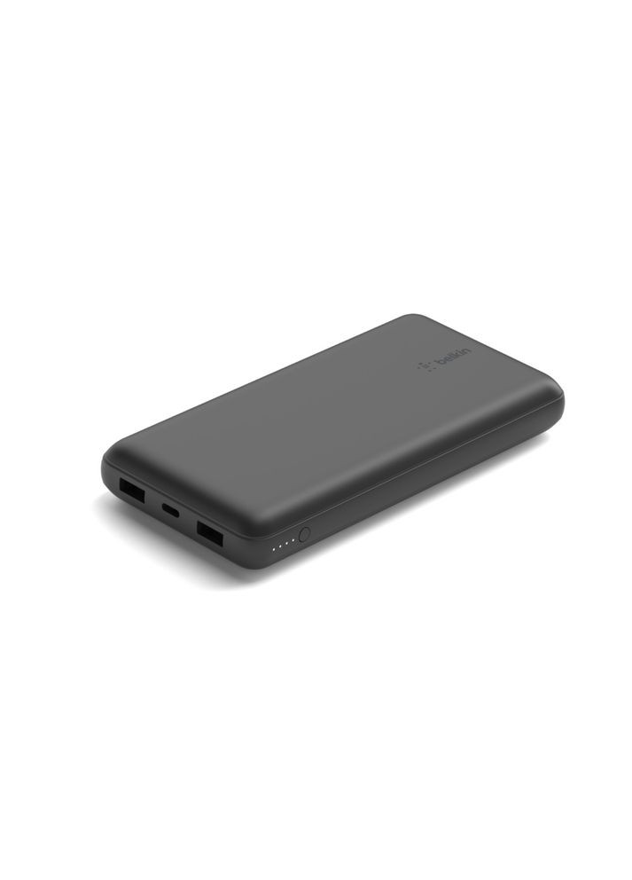 Портативное зарядное устройство 20000mAh, 15W Dual USBA, USB-C, black Belkin (316391777)