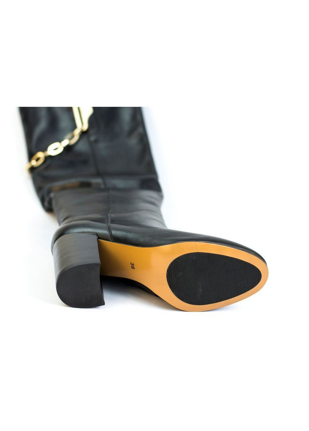 Осенние кожаные ботфорты 3128 Veritas