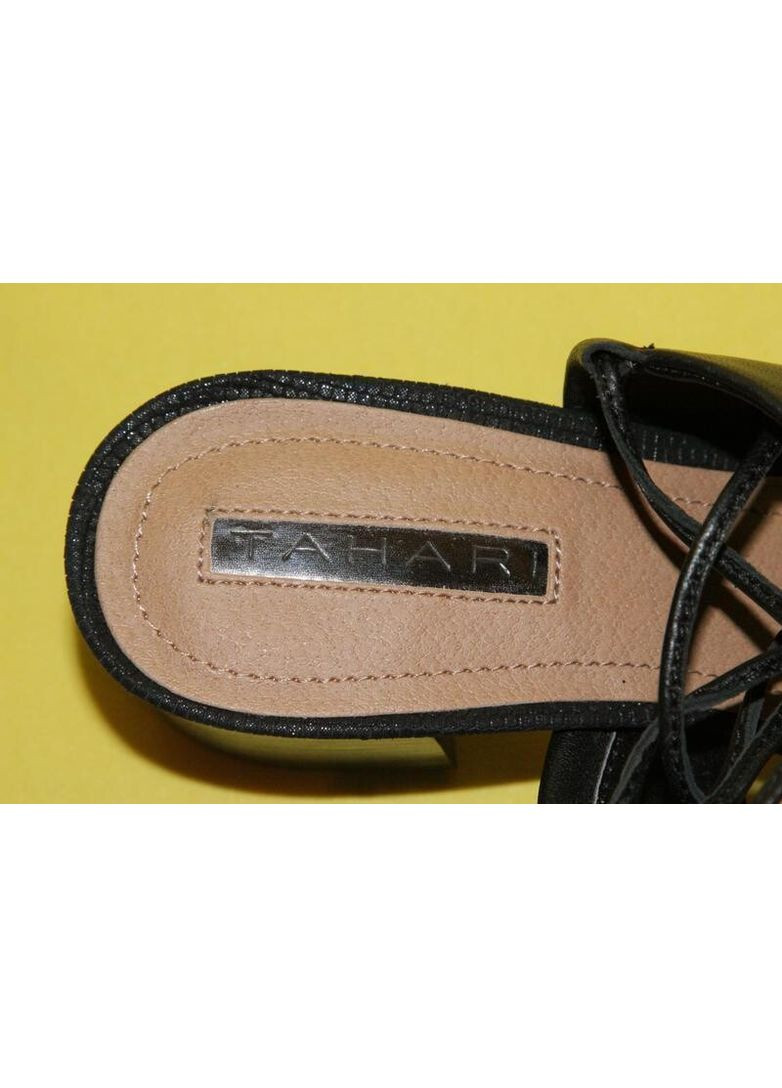 Черные босоножки женские, размер 35,5 Tahari на шнурках