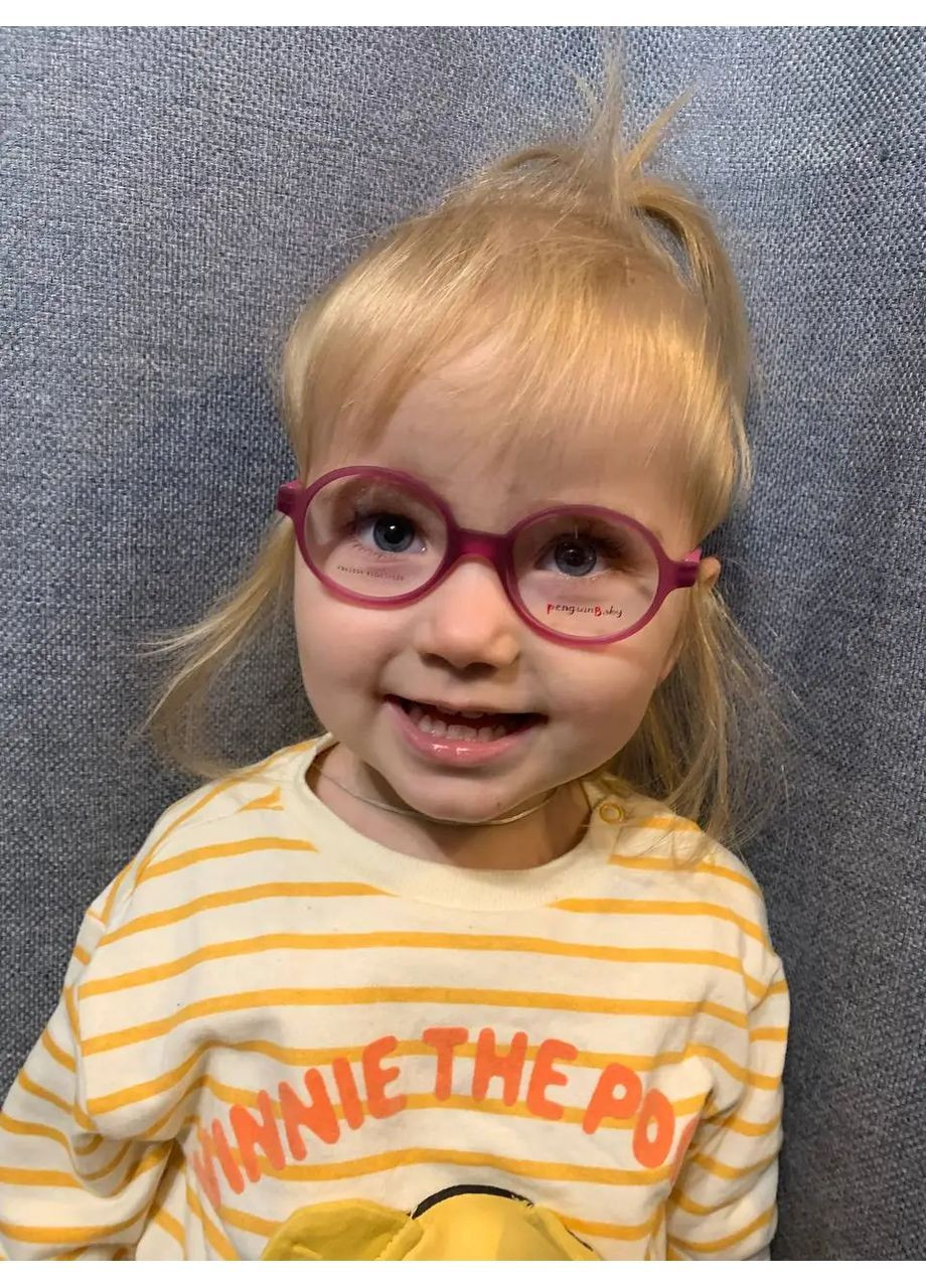 Легка оправа дитяча для окулярів Penguin Baby рожева для малюків до 3 років CA Penguin Baby 62009 (365439104)