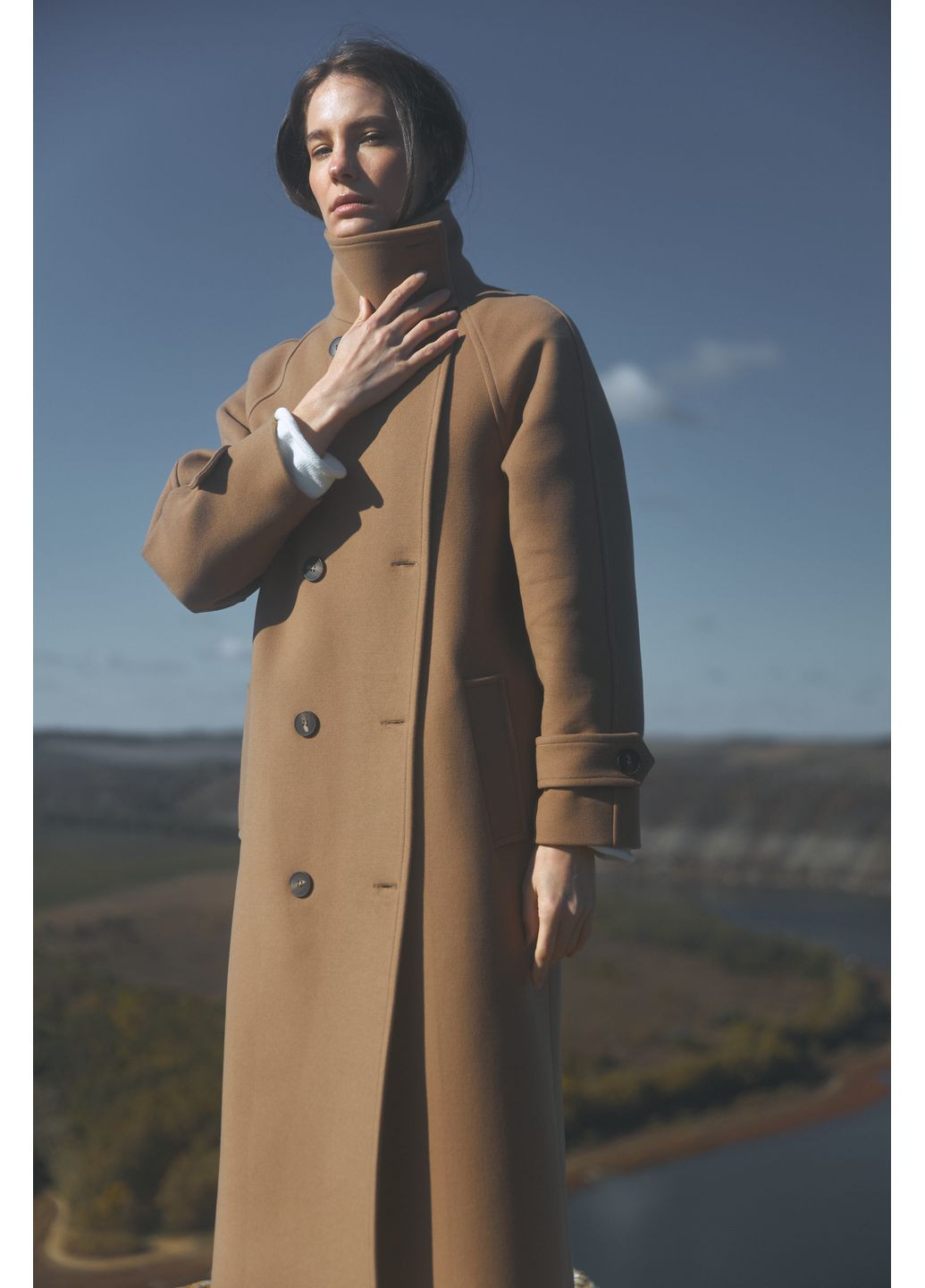 Коричневое демисезонное Женский тренч Энгрид 116858 Серо Stimma