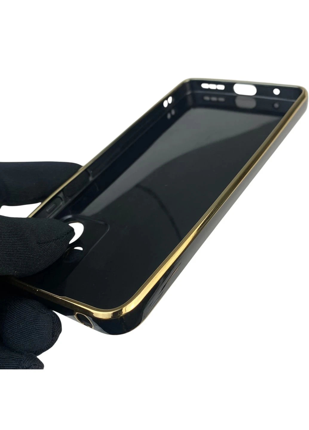 Чехол для Moto G14 PAYF0006RS с кольцом MagSafe с золотой окантовкой на моторола мото г14 gs1 Motorola (366234593)